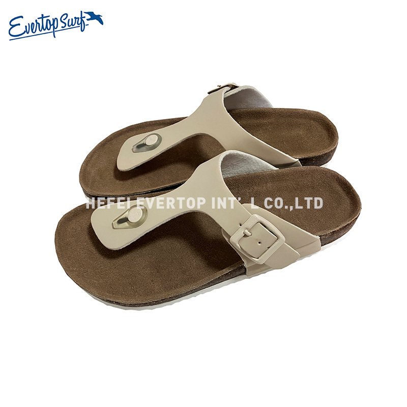New style summer beach flat women's slippers flip-flops slippers home casual cork slides slippers