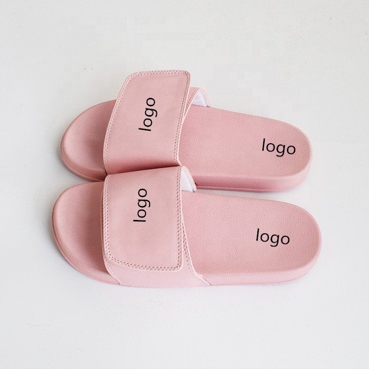 Custom Your Images Name Logo 3D Printing Men Adjusted Strap Slippers Home Family Slides Sandals Stylish Beach Slippers