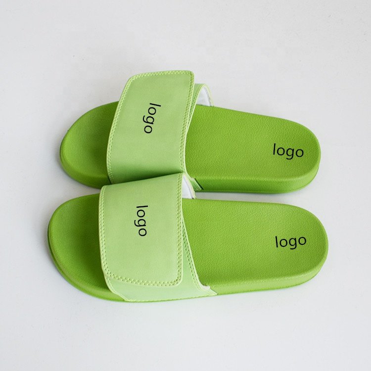 Custom Your Images Name Logo 3D Printing Men Adjusted Strap Slippers Home Family Slides Sandals Stylish Beach Slippers