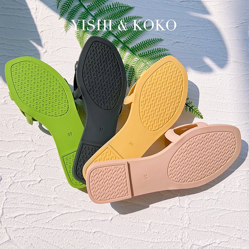 Ladies Shoes Flat Casual Aloha Sandal Outdoor PVC Jelly Slides Ladies Flat Slippers women shoes slipper