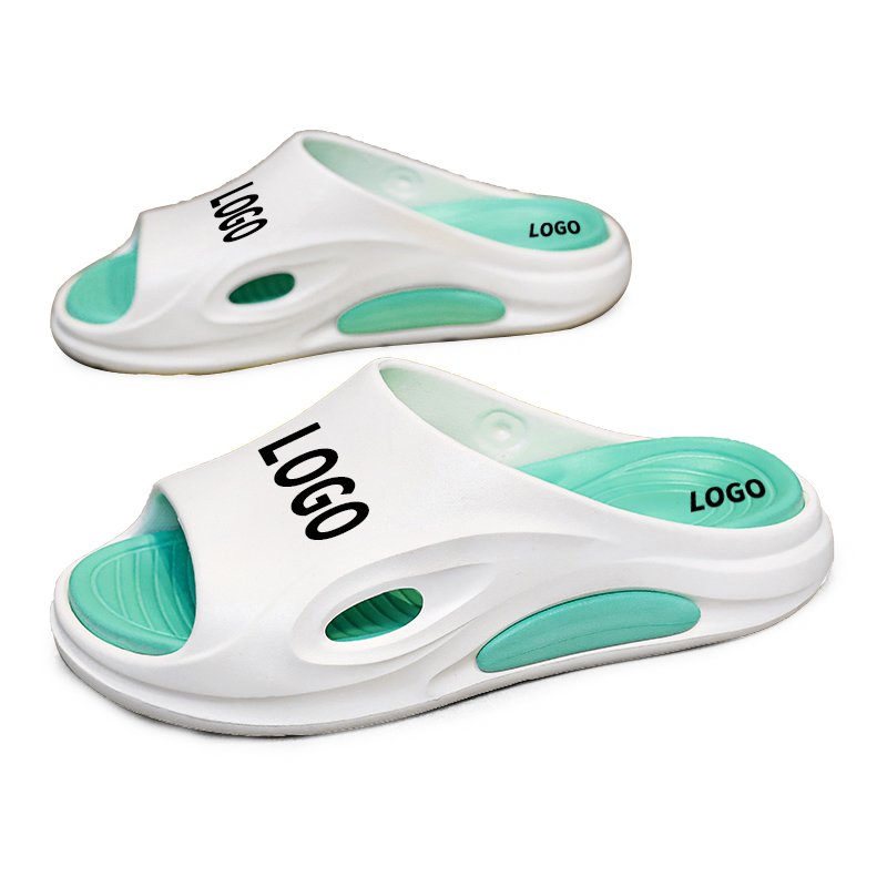 Men's Custom LOGO Breathable Sandals Thick Soles Anti-slippery Beach Shoes Summer Sports Home Fashion Trend Slides Slippers