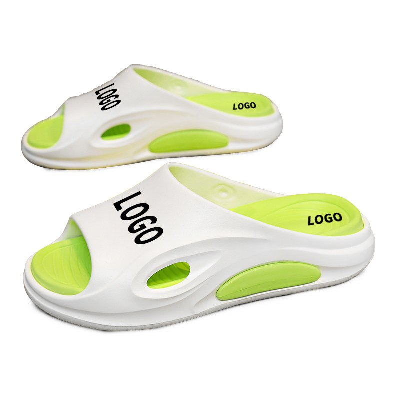 Men's Custom LOGO Breathable Sandals Thick Soles Anti-slippery Beach Shoes Summer Sports Home Fashion Trend Slides Slippers