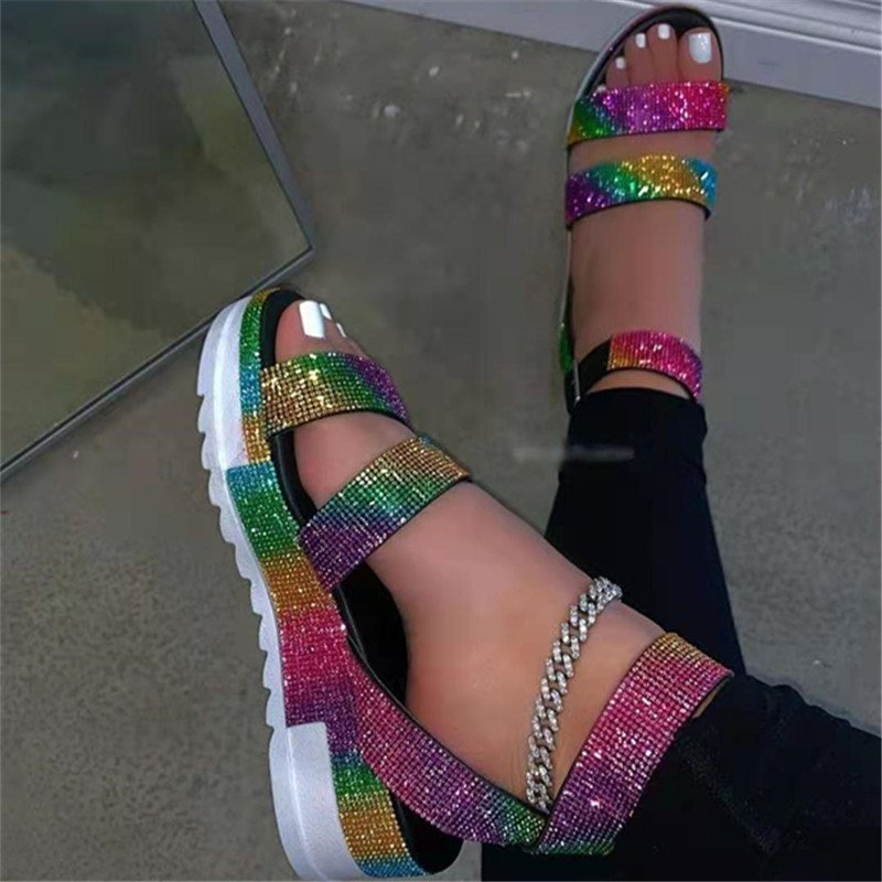 New Arrival girls fashion slides slippers female Shoe Summer Slipper fur slides women sandals
