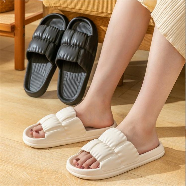 Thick Bottom Slippers Platform Bathroom Slides Non Slip Trend Designer Shoes Ladies Female Mule Shoes Flip flops Sandals