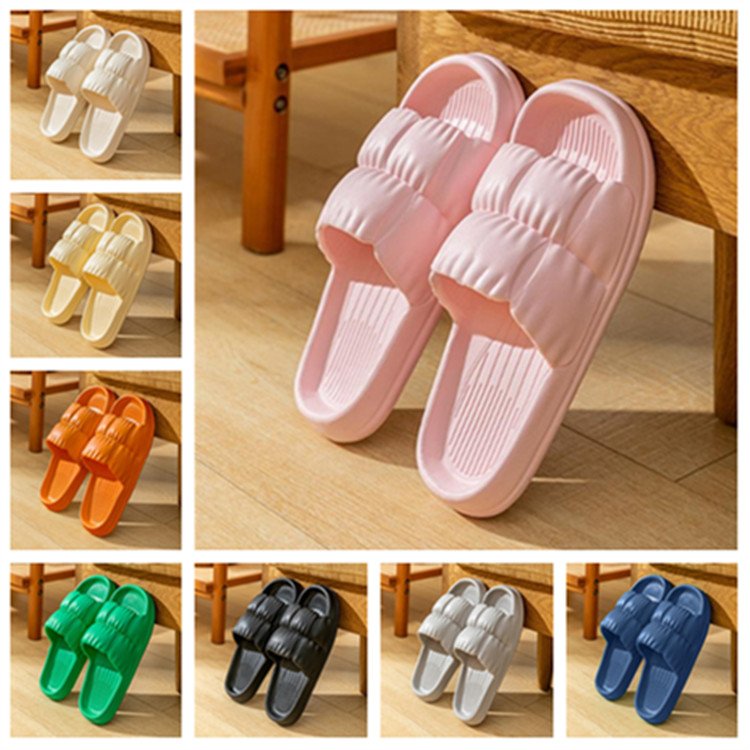 Thick Bottom Slippers Platform Bathroom Slides Non Slip Trend Designer Shoes Ladies Female Mule Shoes Flip flops Sandals