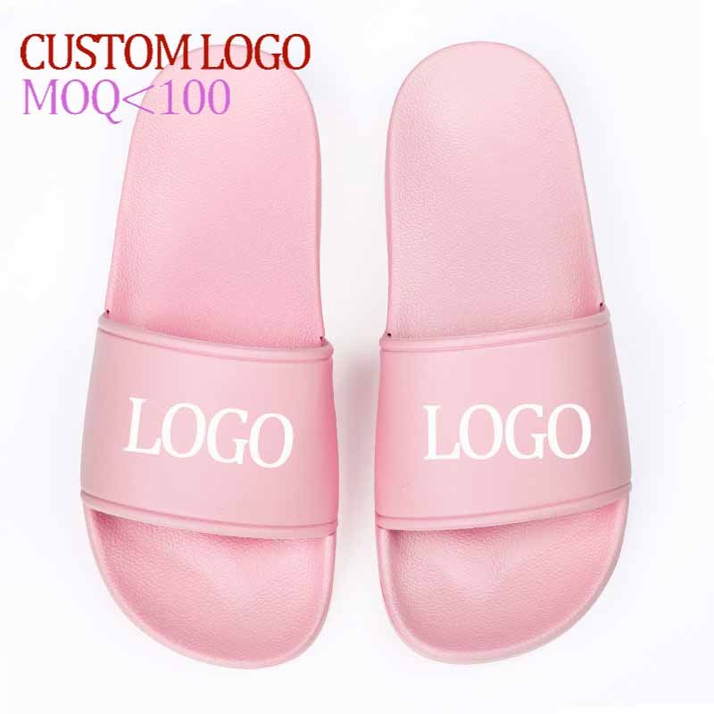 Custom Printing Slippers Unisex Slide Slippers OEM PVC Slippers