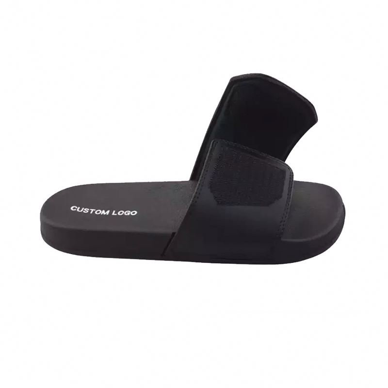 2024 High Quality Genuine Leather Mens Designer Slippers Luxury Sports Outdoor Slides for Men Famous Brands Summer Collection
