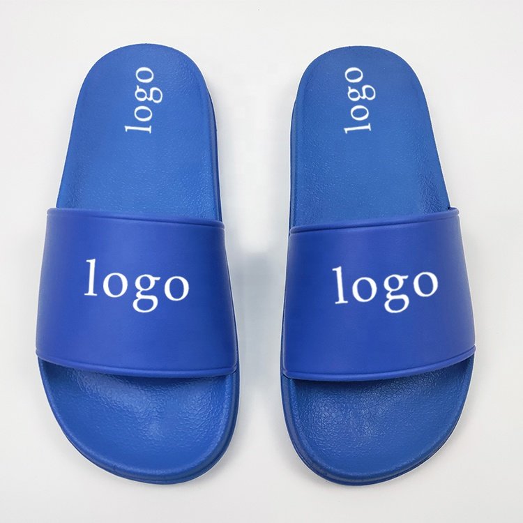 Custom Unisex Slides Slippers Oem,Custom Men's Slides Sandal Slippers With Logo,Oem Summer Slipper Mens Pvc Blank Slide Sandals