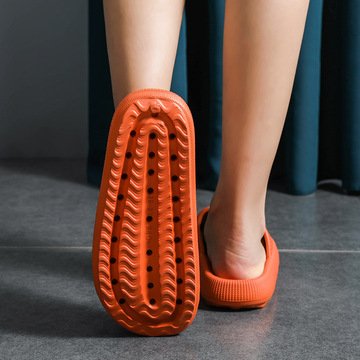 Custom Logo New Unisex Summer Sandals Flat Slides Shoes Women Slip On PVC Indoor Beach Slippers