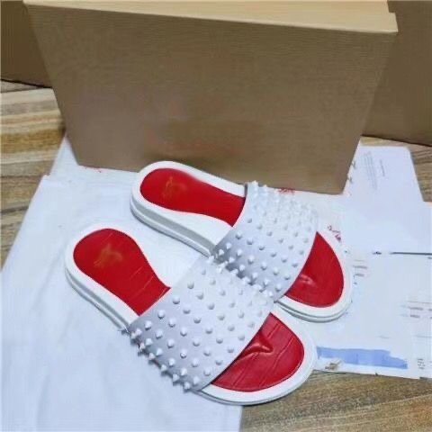Wholesale designer brand mens black luxury sports sandals white beach slides slippers for men