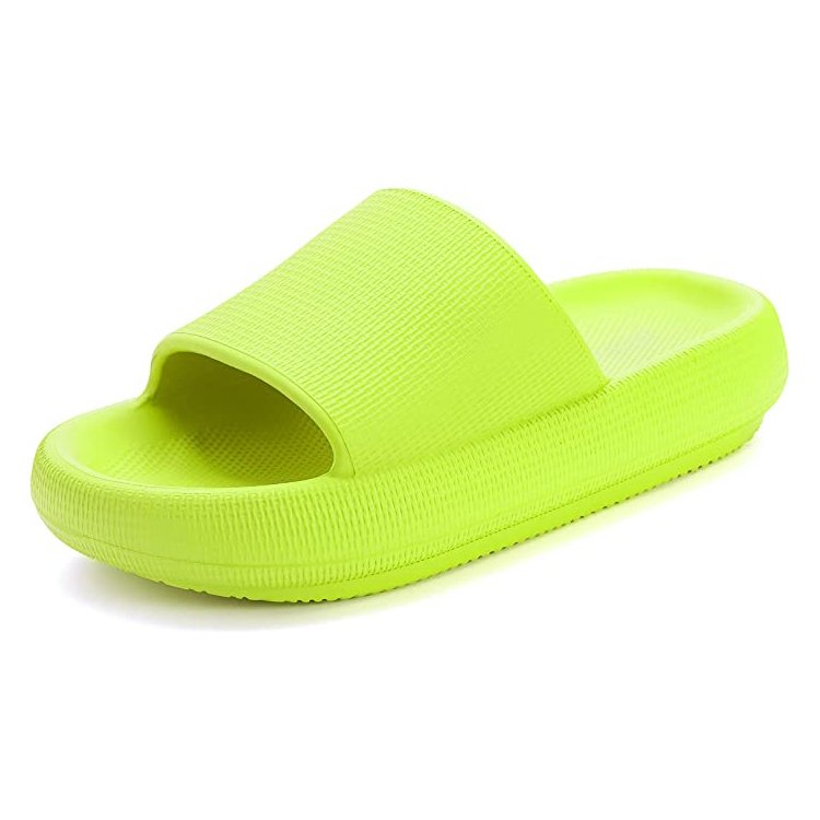 Wholesale Slide Slippers EVA Soft Women Men Home Slipper Cheap Solid Color Slip Shoes Inside Outside Bathroom Summer Wear