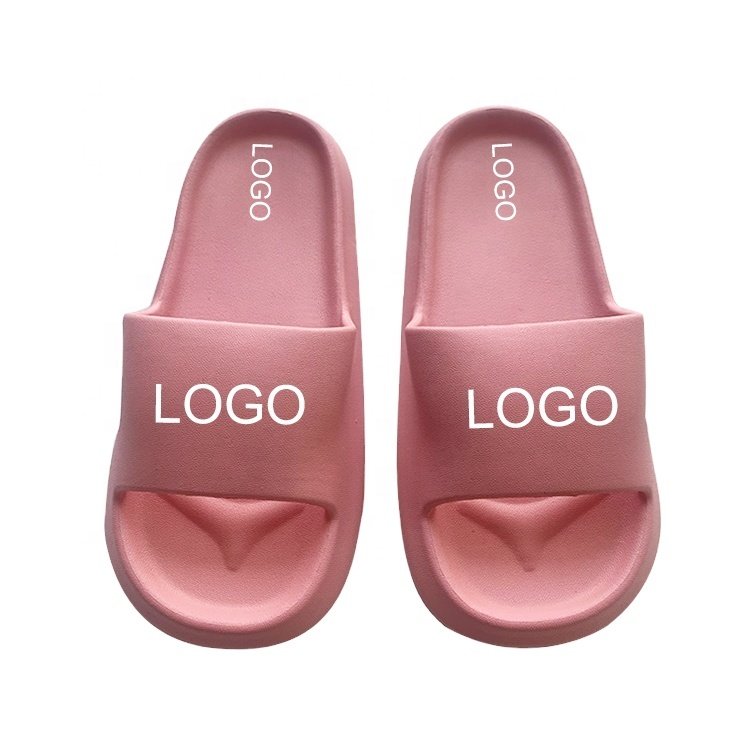 China Fashion Flat Sandals Ladies Casual Summer Flip-flops Light Color Fancy EVA Slide Slippers For Women