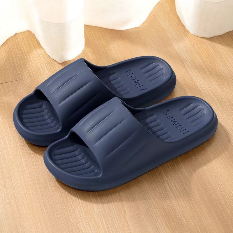 Anti-Slip And Deodorant Eva Slippers Men's Oversized Bathroom Shower Wear Resistant Fashion Thick Soles Outside Couple Slippers