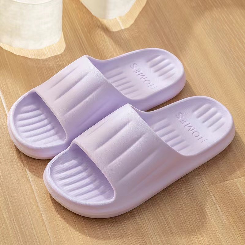 Anti-Slip And Deodorant Eva Slippers Men's Oversized Bathroom Shower Wear Resistant Fashion Thick Soles Outside Couple Slippers