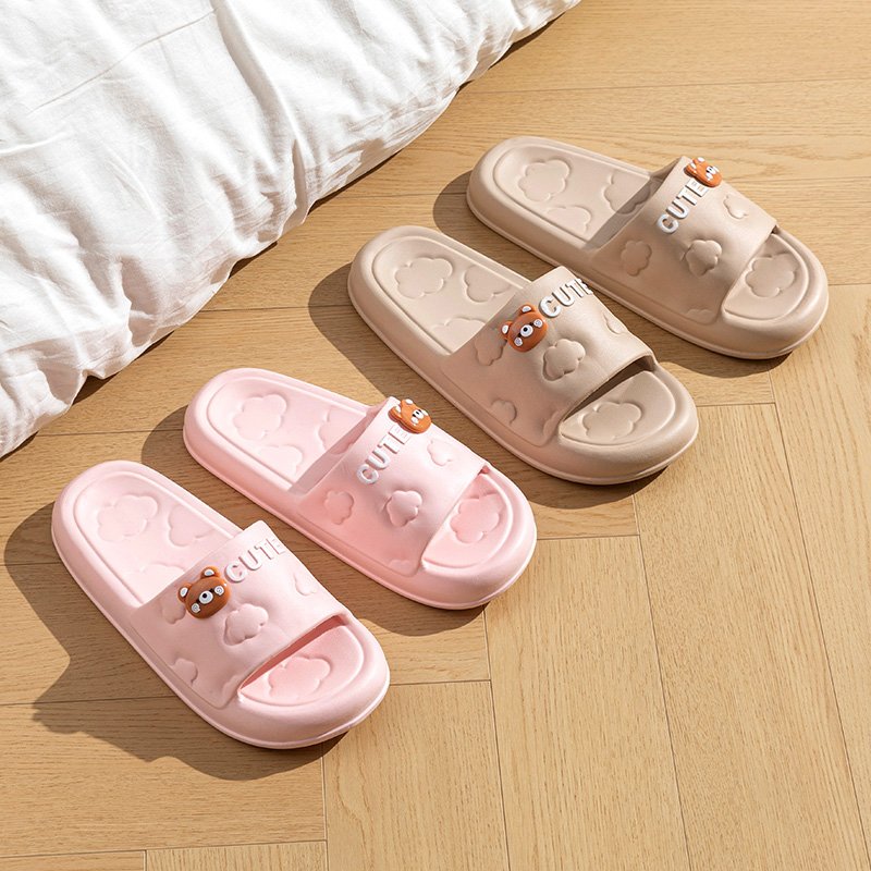Special Printed Cloud Cute Bear Slipper Comfortable EVA Slides Slippers for Men and Women Indoor and Outdoor Women's Shoes