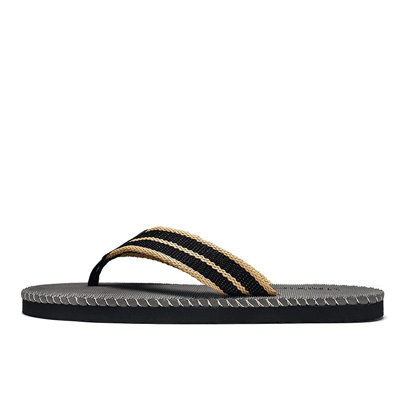 2024 Wholesale Thick Sole Sports Slipper For Men Leather Flip Flop Mens Slippers Mens Summer FlipFlops Slippers EVA Shoes