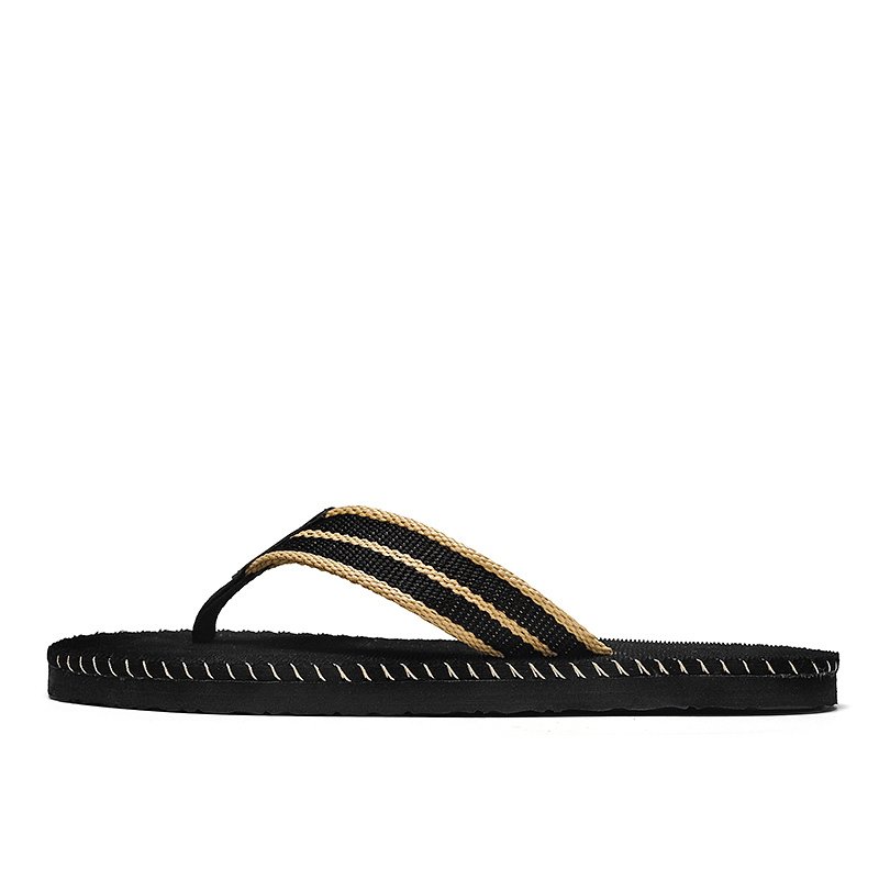 2024 Wholesale Thick Sole Sports Slipper For Men Leather Flip Flop Mens Slippers Mens Summer FlipFlops Slippers EVA Shoes