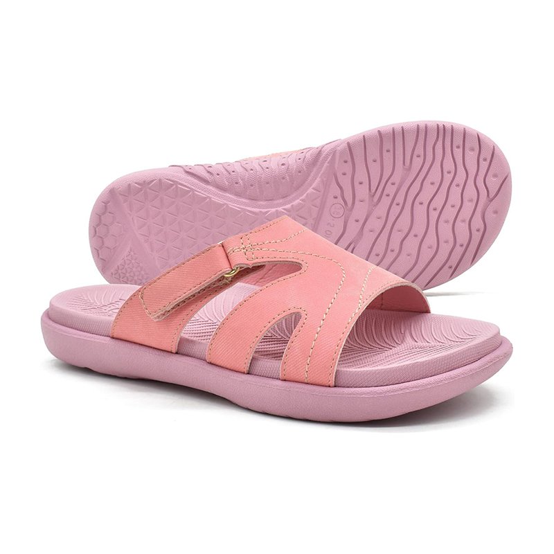 Custom Summer Fashion Trends Luxury Women's Beach Slide Slippers Sandals With Comfortable PU material and Soft EVA Sole