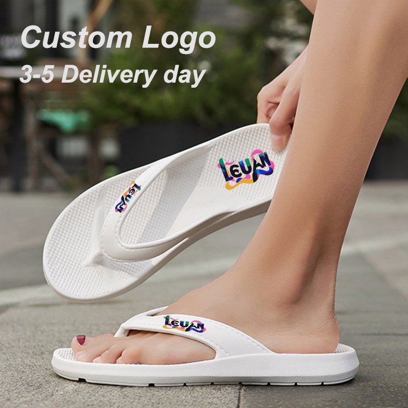 Beach Flip Flop For Women Custom Flip Flop Slides Arch Support Orthotics Sandals Spa Wedding Party Soft Slippers Customized Logo
