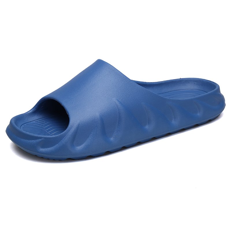 Best selling design LOGO classic comfort chanclas hombre men's fluffy house bedroom home indoor bathroom slides slippers