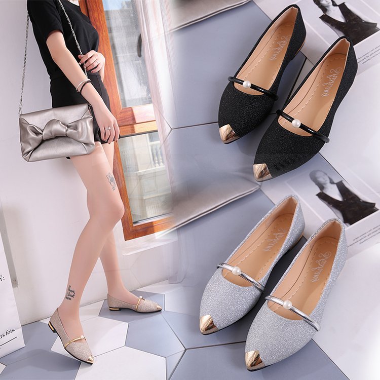 2024 Hot Sale office worker Rhinestone Slippers Flat Platform Casual Sandals Outdoor Summer shoes Fashion Ladies Slippers