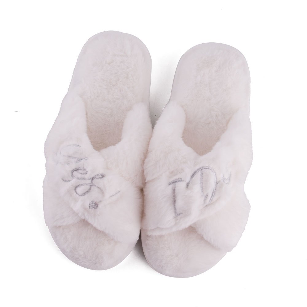 Custom Logo Brand Comfort Slides Wholesale Cute Women Slide Curly Slide Fuzzy Flurry Warm Slipper