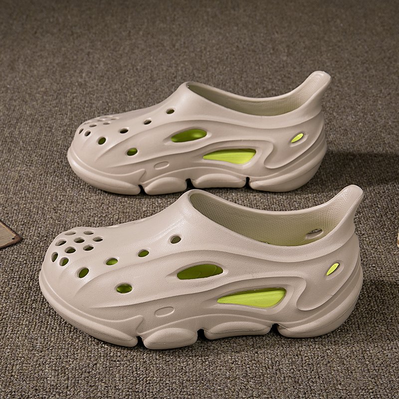 Beach Sandals Slides Slippers Breathable Non-Slip Thick Sole Odor-Resistant Men's Sport EVA Shoes Summer