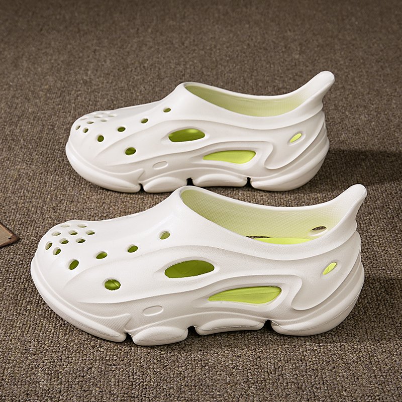 Beach Sandals Slides Slippers Breathable Non-Slip Thick Sole Odor-Resistant Men's Sport EVA Shoes Summer
