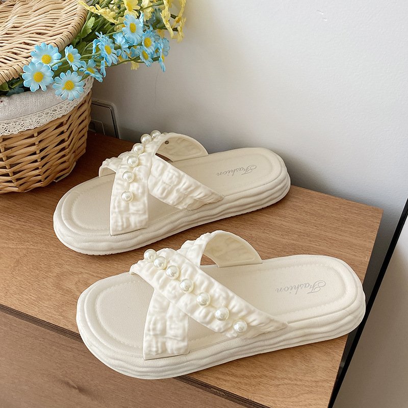2024 Open Toe Women's Slippers Summer New Casual Comfortable Beach Sandals women's Outdoor Flip Flops Flat Simple Women Shoes