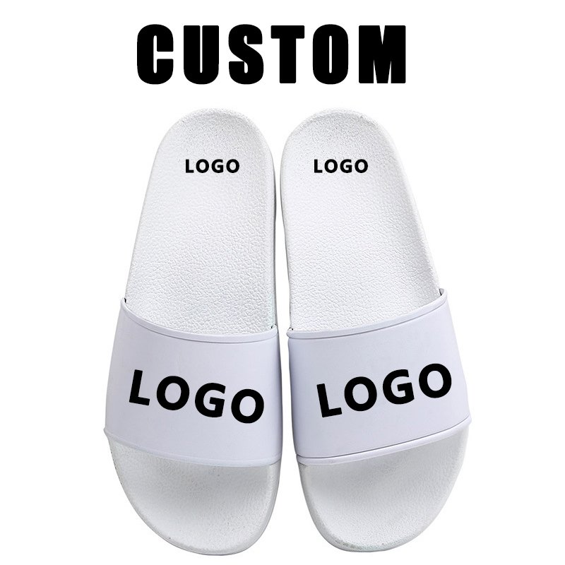 Custom Indoor Sandal Unisex Fluffy Beach Home Hotel Flip-flop Slides Slippers For Women Men