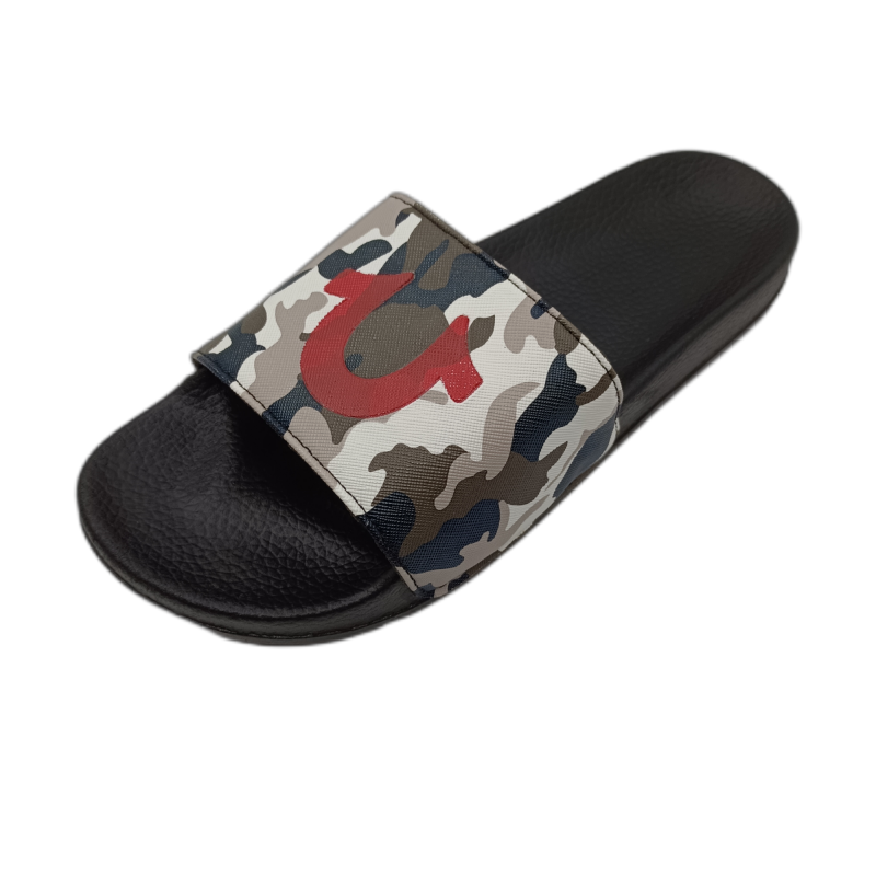 Custom Indoor Sandal Unisex Fluffy Beach Home Hotel Flip-flop Slides Slippers For Women Men