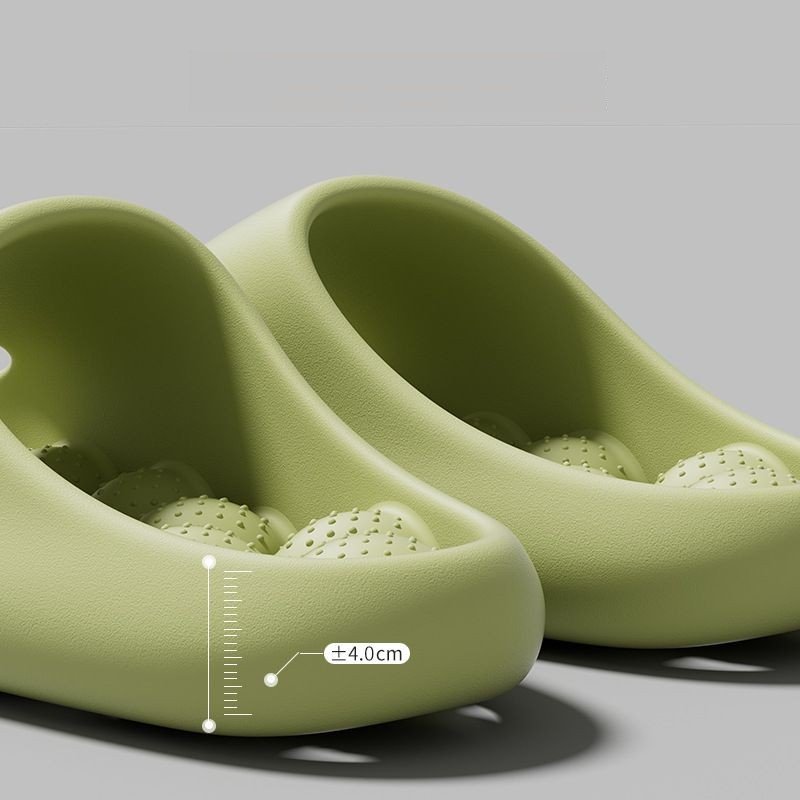Summer Beach Sandals EVA Spa Soft Ball Massage Bathroom Custom Bubbles Slides Slippers With Logo Men Women