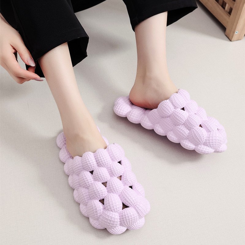 Wholesale EVA Foam Outdoor Summer Beach Casual Men Women KIds Home Slippers Bubble Slides For Women Men