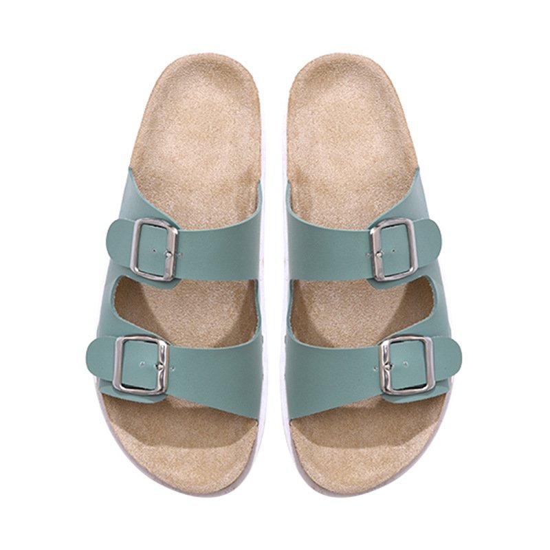 Men Women Cork Slippers Sandal Custom Logo