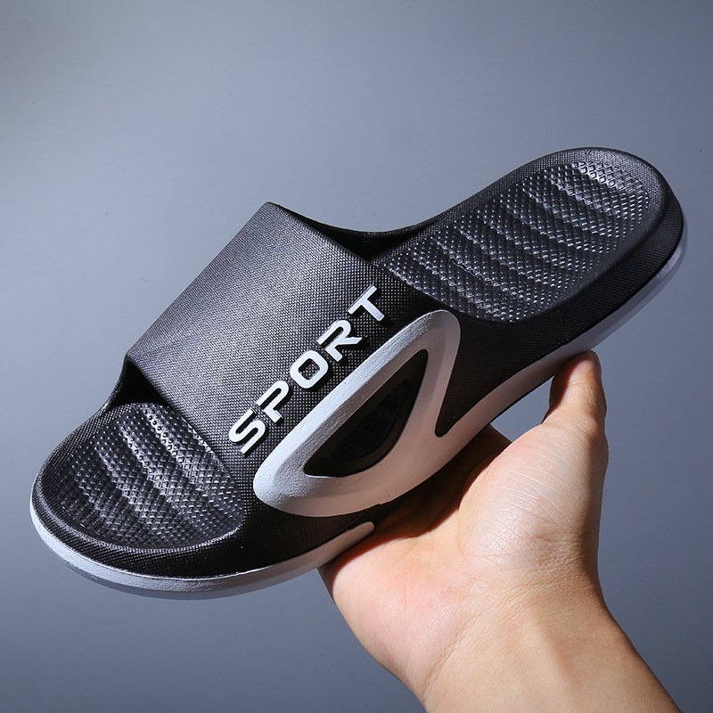 Hot selling fashion trend low moq unique new type soft sole unisex pvc shower home use gym sport massage casual slide sandals