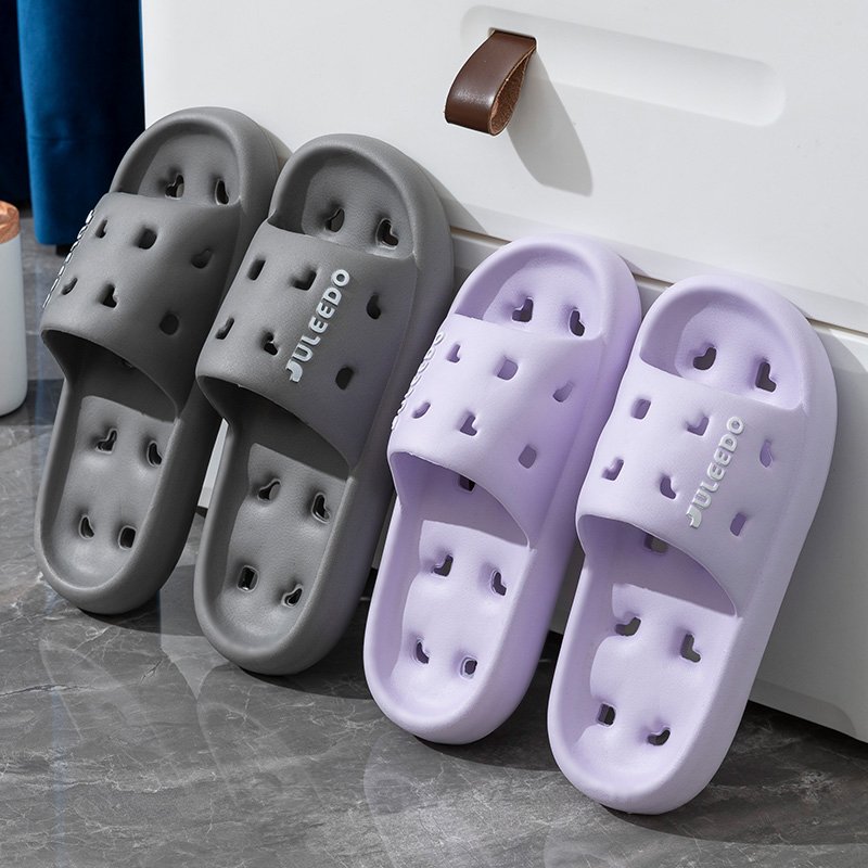 Wholesale Breathable Quick Drying Slipper Home Slippers Non-slip Women's Shoes Men's Shoes Slides Slippers