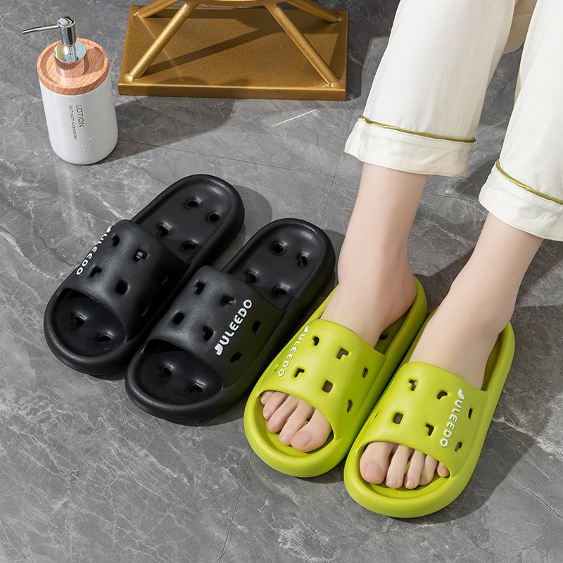 Wholesale Breathable Quick Drying Slipper Home Slippers Non-slip Women's Shoes Men's Shoes Slides Slippers