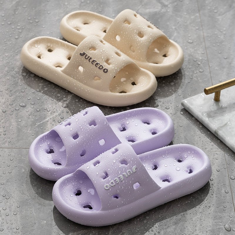 Wholesale Breathable Quick Drying Slipper Home Slippers Non-slip Women's Shoes Men's Shoes Slides Slippers
