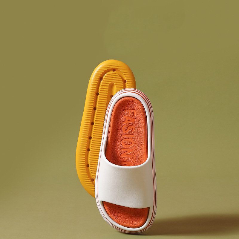 Beach Men Flat Slippers Coslony Slide Slippers Causal Shoe Good Quality Bath Slides Rubber EVA Super Soft Color Men Women Box