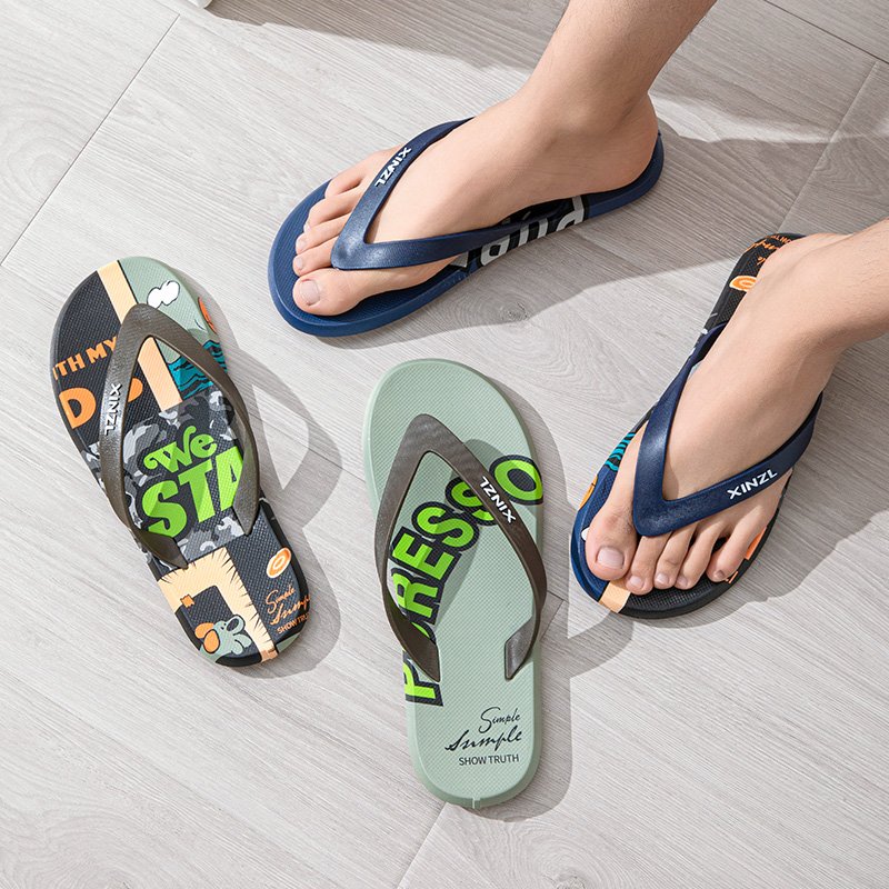 2024 Wholesale Supplier Cheap Beach Outdoor Pvc Sole Flip-flops Summer Eva Men's Slippers