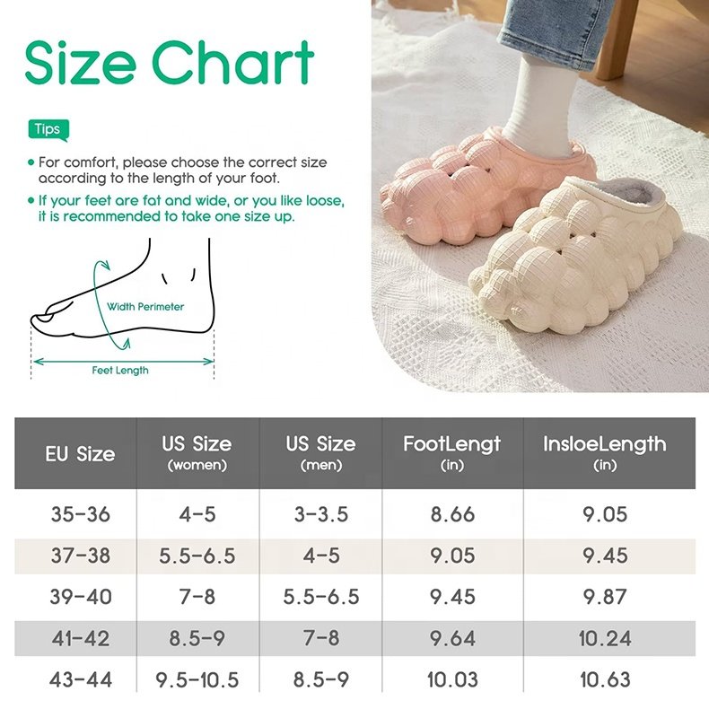 Dropshipping Slide Slippers 2024 Plush Indoor House Eva Winter Warm Indoor Cotton Winter Fur Bubble Slippers Foam Bbubble Slides