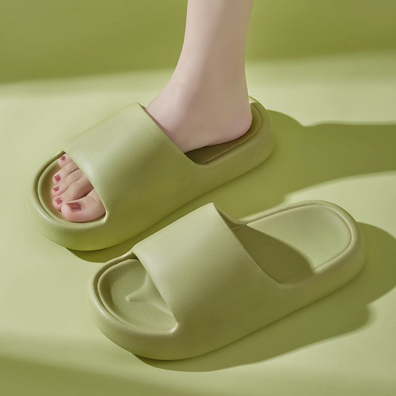 High Quality Custom Logo Anti-Slip Thick Sole EVA bathroom home slippers Sandal Cloud Slides Slippers custom slides with logo