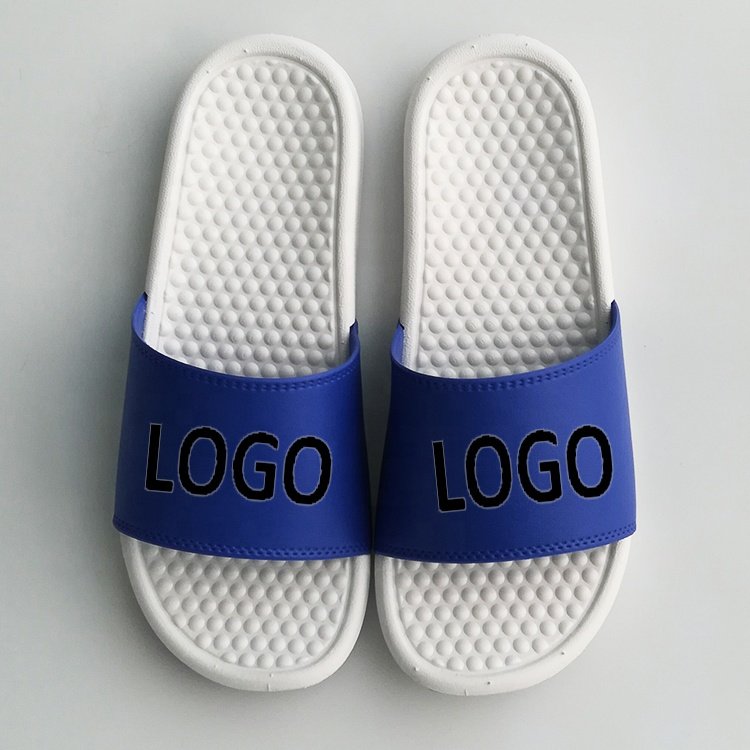 Latest designer men's fashion slides wholesale high quality soft slippers famous sandals brands slippers for men