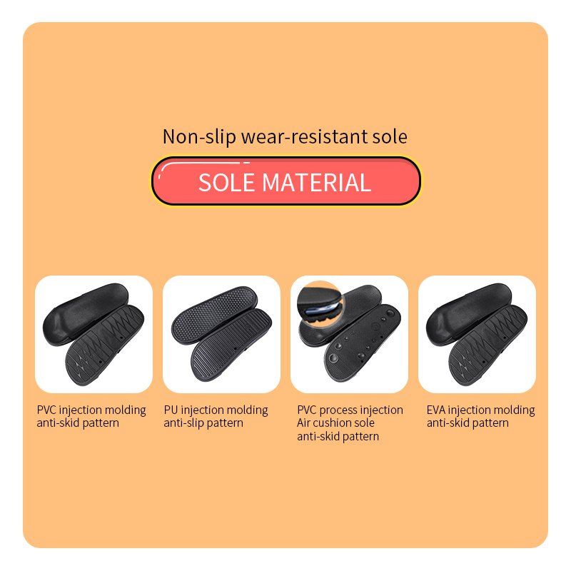 New Design Factory Price Custom Logo PVC Slides Slippers Home Outdoor Comfortable Shoes Plain Blank Slide Sandals
