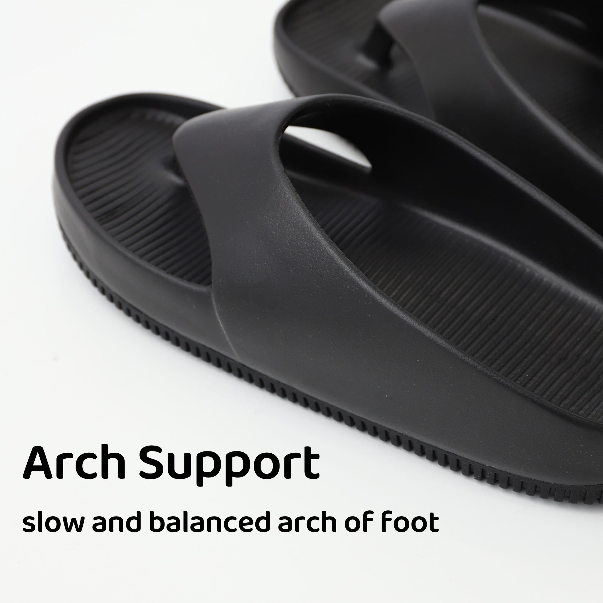 Custom Logo Fashion Casual Unisex Outdoor Beach Flip Flops Men's Women's Soft Cloud Slippers Arch Support Pillow Non-Slip Flat