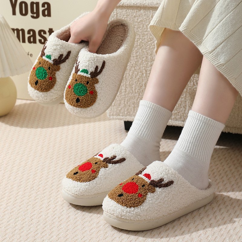 Personal Christmas Chaussure Femme Winner Unisex Couple Indoor Bedroom Slippers Home Slide Slippers For Men Women