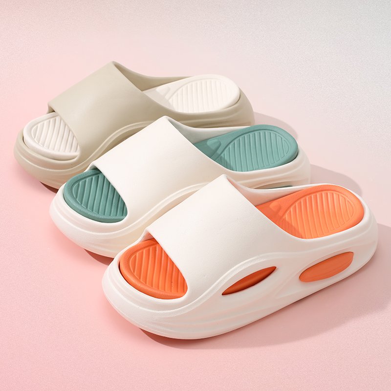 Custom designer printed Slide slippers Custom EVA soft embossed beach slippers for men