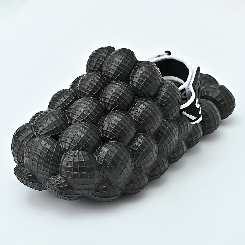 2023 Wholesale EVA Foam Outdoor Summer Beach Casual Women Home Slippers Bubble Slides 2023 With Strap For Women