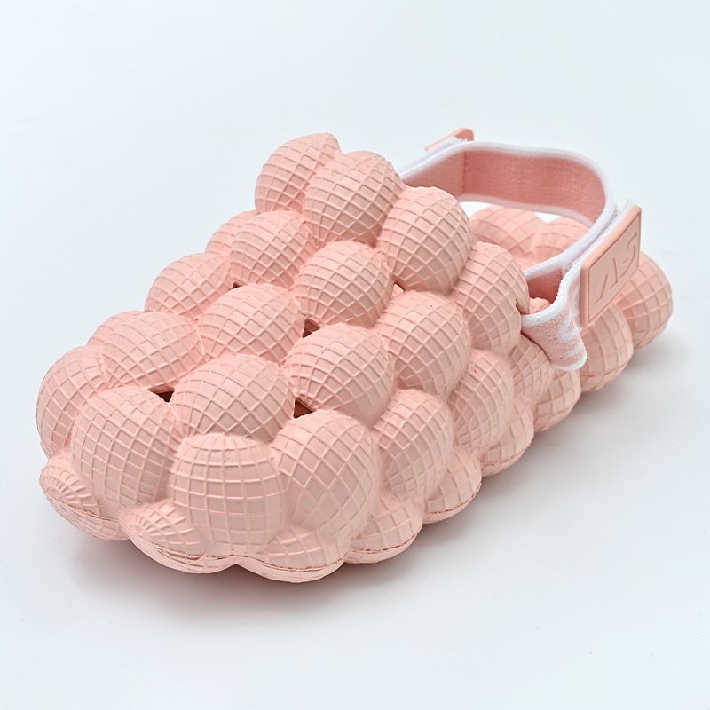 2023 Wholesale EVA Foam Outdoor Summer Beach Casual Women Home Slippers Bubble Slides 2023 With Strap For Women