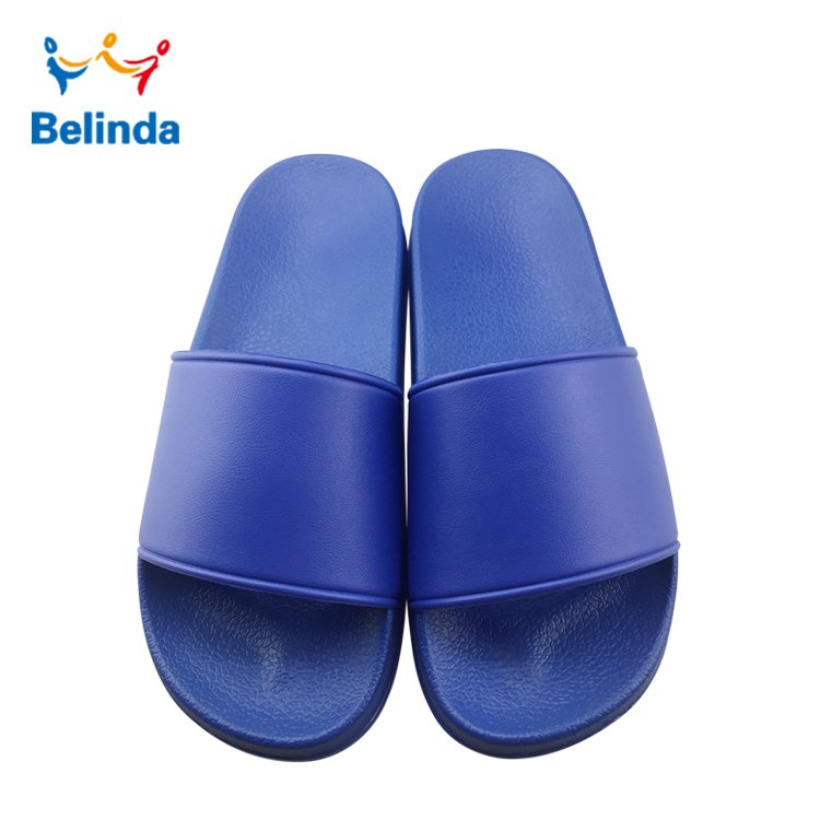 New Design Printed Black Slides Sandal Custom Shoes Man Slipper